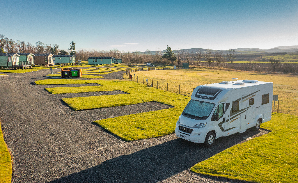 Touring and Motorhome Pitches at Coldstream Holiday Park