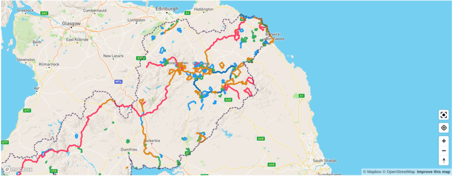 Walking Routes in the Scottish Borders