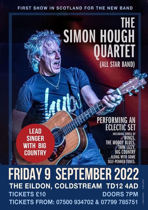 Coldstream holiday park news - The Simon Hough Quartet @ The Eildon