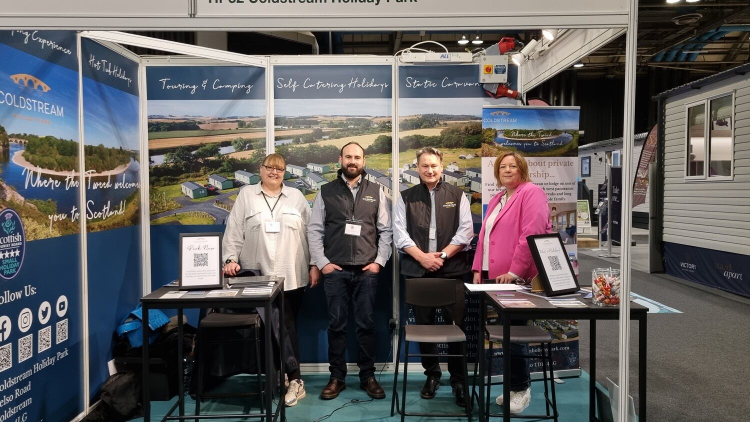 Coldstream holiday park news - Scottish Caravan Show Round Up